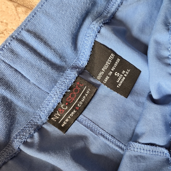 Blue Mini Skort Sz S NY & Co. Skirt & Shorts Athleisure - Picture 3 of 4